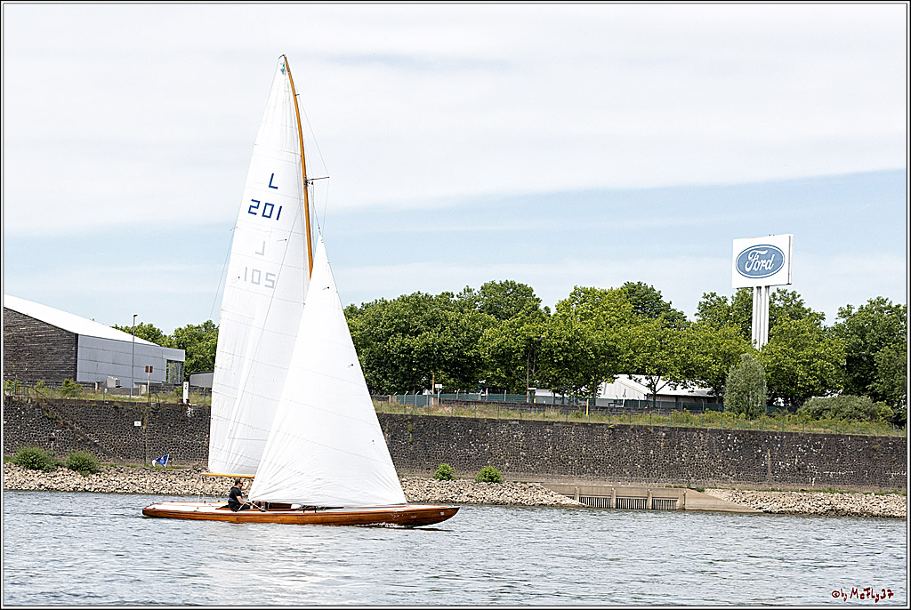 100 Jahre Rheinwoche 2022 - 1. Wettfahrt Porz - Hitdorf, 03.06.2022,